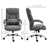 Chaise de bureau pivot dossier haut, tissu lin ergonomique ajustable, hauteur réglable