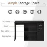 180° Rotating Home Office Corner Desk Storage Shelf Cabinet