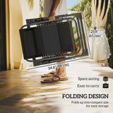2pcs Reclining Zero Gravity Chair with Adjustable Backrest, Folding Garden Sun Lounger with Removable Cushion