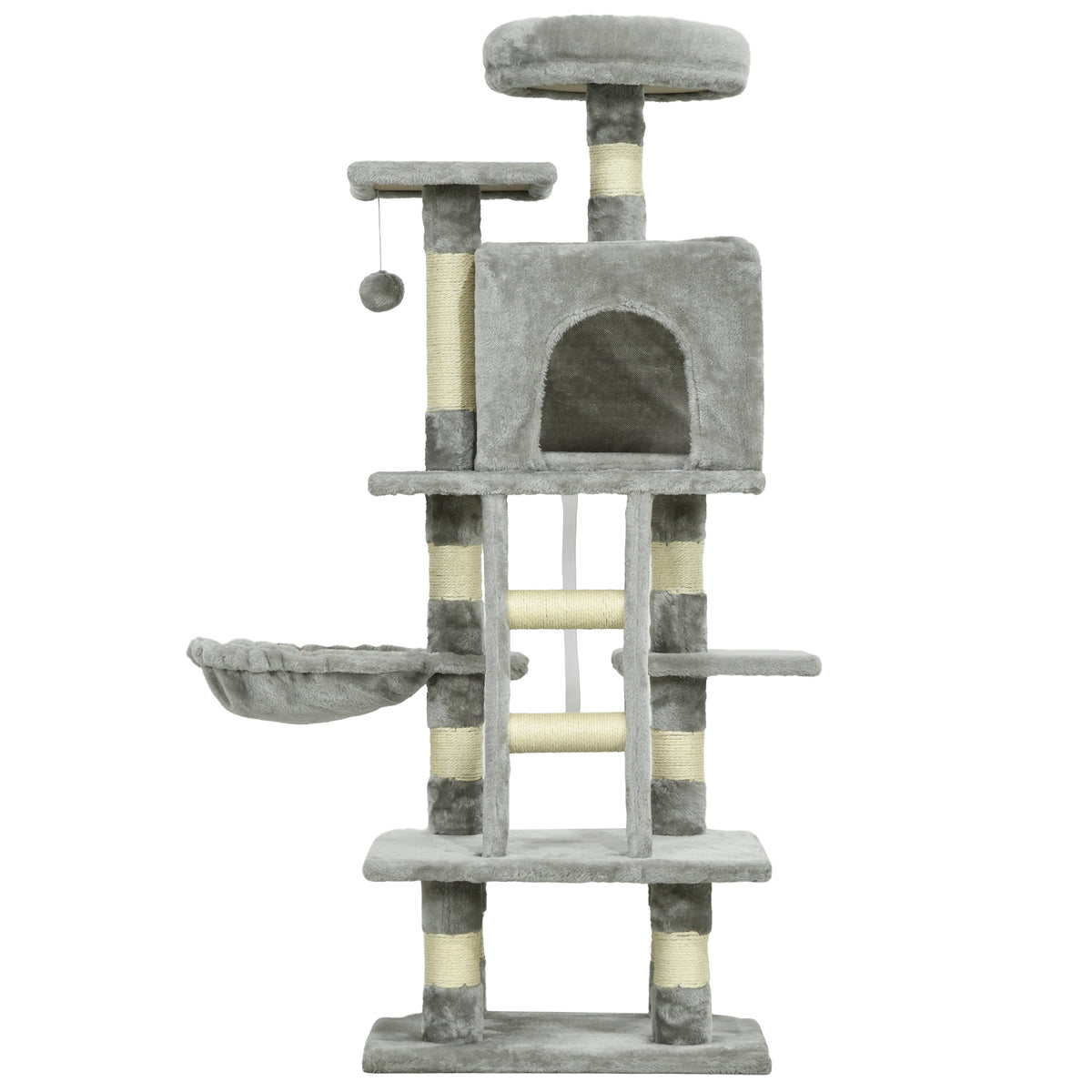52 Inch Large Cat Tree for Indoor Cats