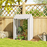 Mini Greenhouse with 4 Wire Shelves