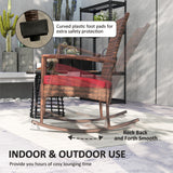Outdoor PE Rattan Rocking Chair