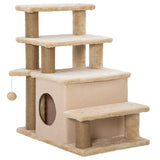 Cat Stairs Pet Steps for Couch Bed with Scratching Posts Condo Ball Toy