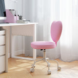 Heart Love Shaped Back Design Office Chair with Adjustable Height