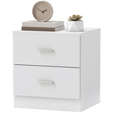 Bedside Table with 2 Drawers