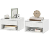 Floating Bedside Tables Set of 2