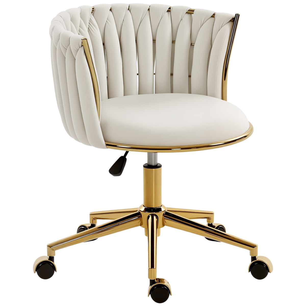 Office Chair, Adjustable Height, Rolling Wheels