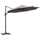 Parasol de patio cantilever 10pi avec rotation 360°