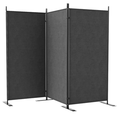 3 Panel Folding Outdoor Privacy Screen, 5.8FT Tall Room Divider with UV30+ Protection