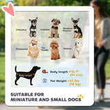 Small Dog Stroller, 3-Wheel Foldable Pet Stroller with Adjustable Canopy and Zippered Mesh Door for Pet Owners