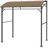 7' x 5' Garden Grill Canopy, BBQ Grill Gazebo Tent with Steel Frame and Hooks