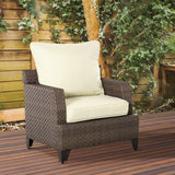 Patio Chair Cushions, Thick Deep Seat Outdoor Seat Cushion with Back Cushion