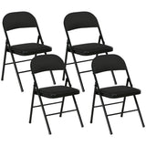 Set of 4 Metal Foldable Chairs
