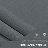 6.5' x 4' Manual Retractable Awning