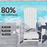 Chaise Adirondack Classique, Chaise Muskoka