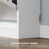 Meuble de Rangement Étroit pour Chaussures, Cabinet pour Chaussures avec 3 Tiroirs Basculants