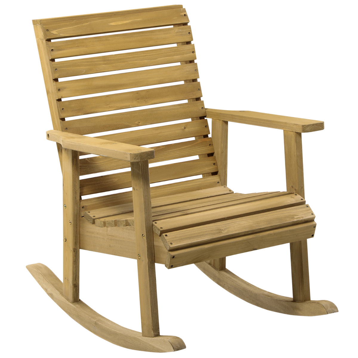 Wooden Outdoor Rocking Chair