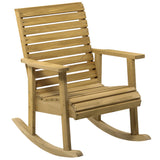 Wooden Outdoor Rocking Chair