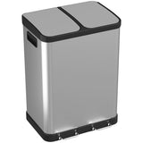 Poubelle de cuisine, poubelle à ordures 2 x 7,9 gal (2 x 30 L)