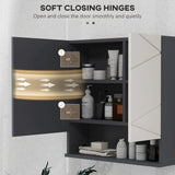 Medicine Cabinet, Adjustable Shelf and Soft Close Mechanism