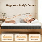 10 Inch Queen Mattress in a Box, Pressure Relief & Lumbar Support