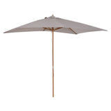 Parasol de patio en bois 7' x 10'