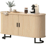 Fluted Sideboard Buffet Cabinet, 55