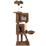 63 Inch Cat Tree with Sisal Scratching Posts