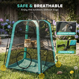 Cat Tent, 3-Tier Portable Pet Tent for Indoor Outdoor, Breathable Mesh
