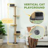 Cat Wall Shelves, Cat Wall Furniture with 4 Platforms