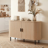 Fluted Sideboard Buffet Cabinet, 55