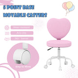 Heart Love Shaped Back Design Office Chair with Adjustable Height