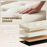 Storage Ottoman, Upholstered Velvet End of Bed Bench