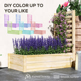Wood Planter Box with Trellis for Climbing Plants, 91