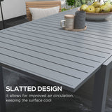 Aluminum Outdoor Dining Table for 6-8 People
