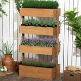 4-Tier Raised Garden Bed, 31.5