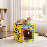 2 in 1 Cardboard Cat House