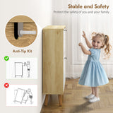 Armoire à Chaussures Étroite, Armoire de Rangement pour Chaussures Brillant Haute Brillance avec