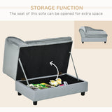 Pet Sofa Dog Couch Chaise Lounge Pet Bed with Storage Function Small Sized Dog Various Cat Sponge Cushioned Bed Lounge