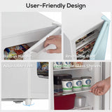7.0 Cu.Ft Upright Freezer, Compact Stand Up Freezer with 6 Adjustable Shelves