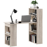Modern Computer Desk with Storage Shelves, 47