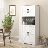 Pantry fermier de cuisine, armoire hutch autoportante 68