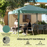 10 x 10ft Folding Pop Up Tent Outdoor Gazebo Canopy with Carrying Bag