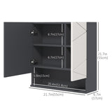 Medicine Cabinet, Adjustable Shelf and Soft Close Mechanism
