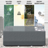 Patio Furniture Covers Waterproof for 3 Seater Sofa