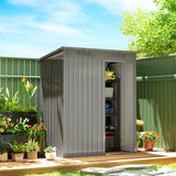 5.2' x 3.5' Outdoor Storage Shed, Easy to Assemble Metal Garden Shed