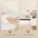 Floating Nightstand Set of 2, Wall Mounted Bedside Table with
