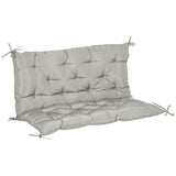 Coussin balançoire porche coussin banc jardin dossier non-glissant coussinets doux 2 places 39,4