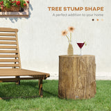Concrete Finish Side Table, 17