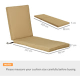 Coussin de siège 1 pièce remplacement avec dossier pour chaise longue
